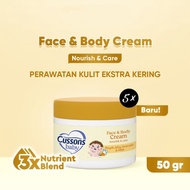 | 5 BOTTLES | Cussons baby face & body cream series 50gr - baby cream