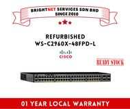 Cisco WS-C2960X-48FPD-L Catalyst 2960-X 48 GigE PoE 740W 2 x 10G SFP+ LAN Base Switches