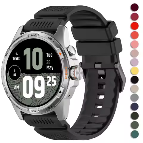 24mm Watchband For TicWatch Pro 5 Enduro Strap Sport Silicone Correa Wristband For TicWatch Atlas su