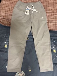 Nike DX0625-077 男士運動褲 出街褲 M size (79-85cm) Nike Club Woven Tapered Leg Pants "Light Smoke Gray White