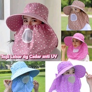 Fast delivery ready various imported hats, cool hats, wide hats, hats with anti-uv veils, August 17t