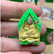 泰国进口 泰国佛牌 khunpaen 坤平抱鸡 荧光青