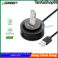 Hub Ugreen USB 2.0 4 cổng tốc độ cao 20277 dây dài 1m