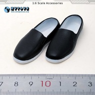 Soldier 1/6 Shoes Cloth Shoes Bruce Lee Ip Man Qing Dynasty Republic of Eighth Route Army PVC