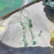 [Lam] cute, personalized phone keychain with feminine 4-leaf clover style