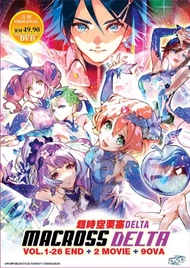 Macross Delta TV + 2 Movies + 9 OVA Anime DVD