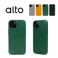 alto iPhone 14 Original經典皮革手機殼/ 森林綠