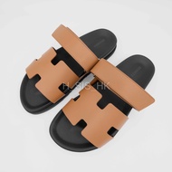 實體店 Hermes Chypre Sandal Men size 男裝金棕色 Gold Naturel 涼鞋 金剛色 二舅鞋 二舅拖鞋 二舅拖 H_SIS_HK1