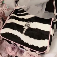 American NEW Chrome Hearts 2022 Summer New Womens Bag Kroxin Yang Mi With Zebra Pattern Fashion High
