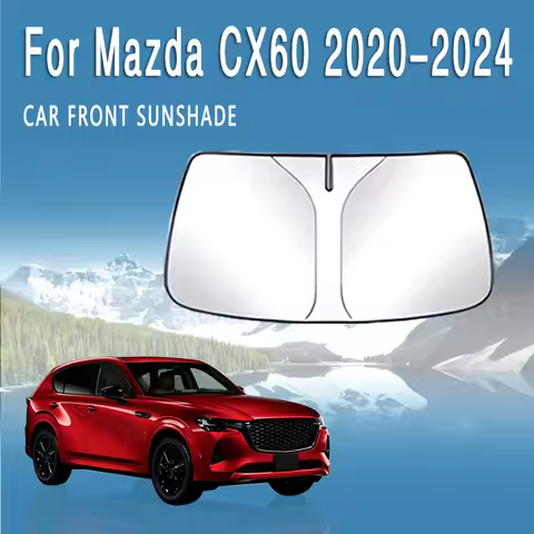 For Mazda CX60 CX-60 CX 60 2020-2024 Front Windshield Sunshade Car Heat Insulation Sun Visor Summer