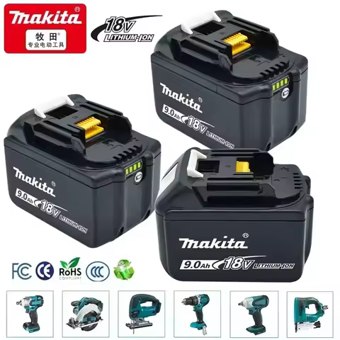 Original Makita 18v Battery Bl1890 BL1850 Bl1860 Bl1860 Bl1830 Bl1815 Bl1840 LXT400 9.0Ah Makita 18v