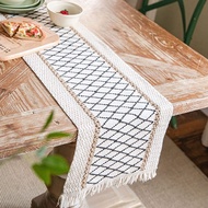 [ Store] ExclusiveBohemian Dining Table Runner - Burlap Natural Table Runner 72 Inches Long Farmhous
