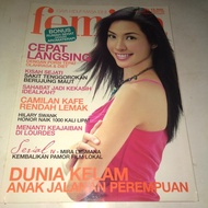 majalah Femina tahun 2005 cover Rachel Maryam