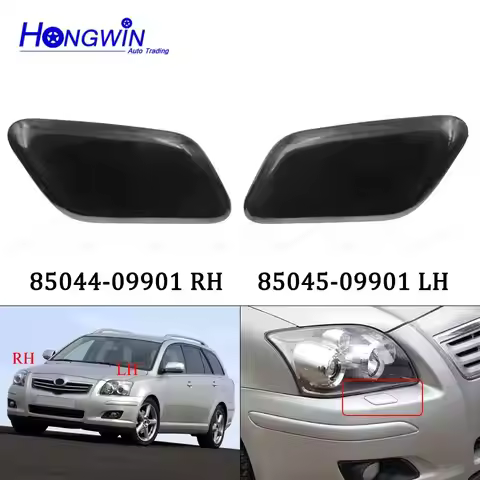 Headlight Washer Cap Headlight Cleaning Water Spray Nozzle Cover For Toyota AVENSIS T25 2006 2007 20