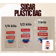 Victoria Sugar Plastic Bag 1 Kilo, 1/2 Kilo, 1/4 Kilo 100Pcs