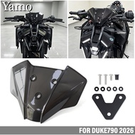For KTM DUKE790 DUKE 790 2026 windshield DUKE 790 motorcycle modification windshield accessories