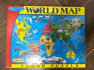 Melissa & Doug World Map Floor Puzzle