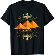 READY STOCK Cairo Pyramids Egypt Baju T-Shirt 100% Cotton Unisex Cool Casual Street Tee