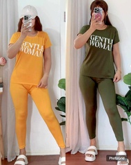 TERNO GENTLE WOMAN PLAIN TSHIRT AND LEGGINGS UP TO XL