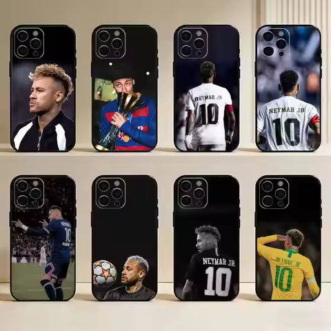 N-Neymar-Brazil-Football-Sport Phone Case Silicone Soft For IPhone 17 16 15 14 13 12 11 X XR Plus Pr