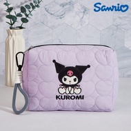 1 ชิ้น กระเป๋าเครื่องสำอางผ้ากำมะหยี่รูปตารางสี่เหลี่ยม Hello Kitty พกพาได้ กระเป๋าเดินทางน่ารัก My 