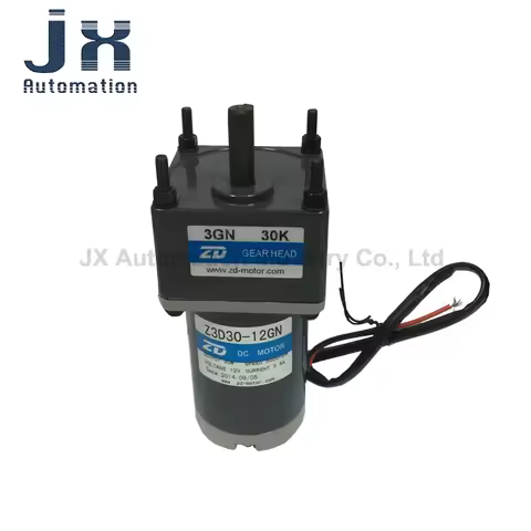 ZD 12V/24V 30W DC Brush Motor Z3D30-24GN-3GN30K Gear Reduction Motor