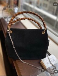Gucci中古竹節絨袋