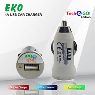 REAL 1A TECH & GO CAR CHARGER + USB MICRO USB CABLE