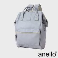 anello 新版2代輕質皮革經典口金後背包 Regular size- 淺灰色