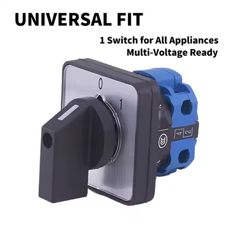 LW28-20A Electric Rotary Cam Changeover Switch 550V 20A 2 Position 4 Terminals Cam Changeover Switch