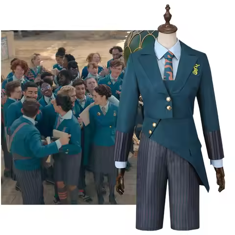 Movie Glynda Elphaba Cosplay Costume School Uniform Jacket with Tie Adult Broadway Opera Outfit Wome
