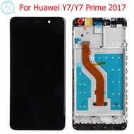 Original Y7 2017 Display For Huawei Y7 Prime 2017 LCD With Frame 5.5" Huawei Y7 Pro 2017 TRT-L21 TRT