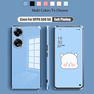 Oppo A98 5G Casing For Oppo A98 A 98 A78 A77S A76 A77 5G OppoA98 Luxury 6D Plating TPU Soft Casing S
