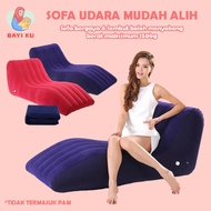 Bayiku Air Lazy Sofa Foldable Portable Foldable Lazy Sofa Inflatable Air Outdoor Lounge Sofa