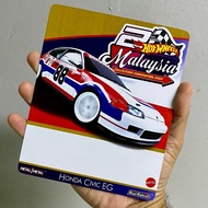 Kad custom size Premium - Honda Civic EG 2nd Annual HW Malaysia Collectors Convention 2024
