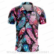 2023 New Mens Golf Shirt Summer Sports Golf Apparel Short Sleeve Top Quick Dry T-shirt Breathable Po
