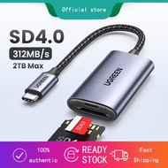 UGREEN Type C To TF SD 4.0 Card Reader For ipad Laptop Accessories Memory Card Adapter SD Card Reade