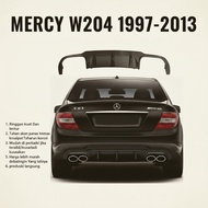 0% installment bodykit MERCY W204 C250 AMG DIFFUSER MERCEDES benz AMG LOOK C63