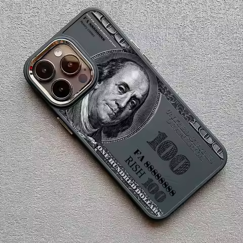 Dollar Bill Graphic Silicone Phone Case For iPhone 13 12 11 Pro Max 16 15 14 Pro Max Plus XR XS X 7