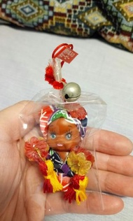 Kewpie 日本沖繩限定民族小黑B公仔玩具 Okinawa baby toy doll