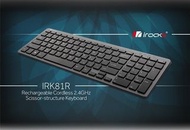 irocks K81R 2.4GHz 無線鍵盤，奇摩購物優惠價1090，佛心價出售700元
