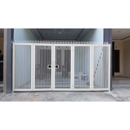 pagar lipat minimalis ornamen jarum