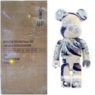 全新現貨 實體店 收消費券 bearbrick be@rbrick the great wave of kanagawa katsushika hokusai kanagawa okinami ura 葛飾北齋 富嶽三十六景 神奈川沖浪裏 浮世繪 1000 1000％  1000%