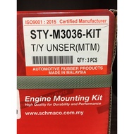 UNSER (MANUAL) ENGINE MOUNTING SET SCHMACO