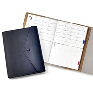 手帳 2026 年 4 月 A5 B6 翻蓋鈕釦式 月曆 週曆 獨立手帳 yumekirock