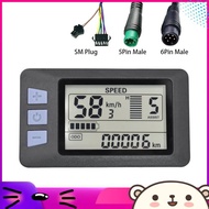 wayneP3H Electric Bike Meter Display 24V 36V 48V 60V for Electric Scooter (6PIN)