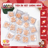 [COMBO of 10 PCS] Thai orange C candy, childhood heart C candy (box of 2,8g). snacks