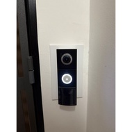 Drill-free HDB doorbell faceplate (custom made for any doorbell e.g. Tapo D235, Eufy E340, etc.)