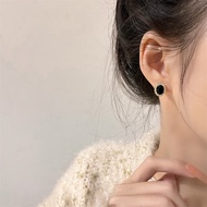 [Ready Stock] S Silver Needle Light Luxury Zircon Earrings Female High-End Atmospheric Earrings Simp