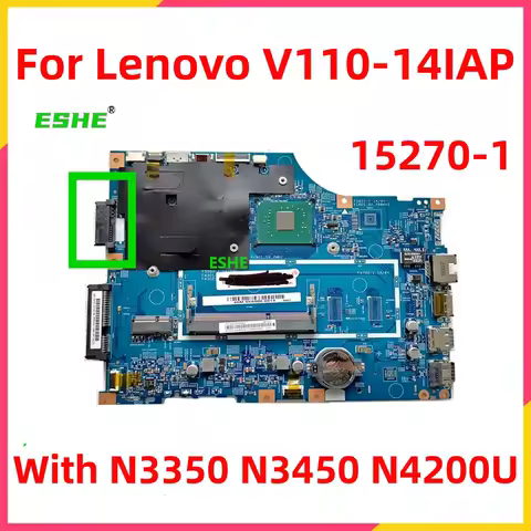 V110-14IAP Motherboard For Lenovo V110 110-14IAP Laptop Motherboard 5B20M44688 With N3350 N3450 N420